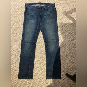 KR3W Men's Dark Blue Skinny Jeans